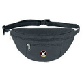 Poly Two Zipper Fanny Pack (12"x6 1/2")